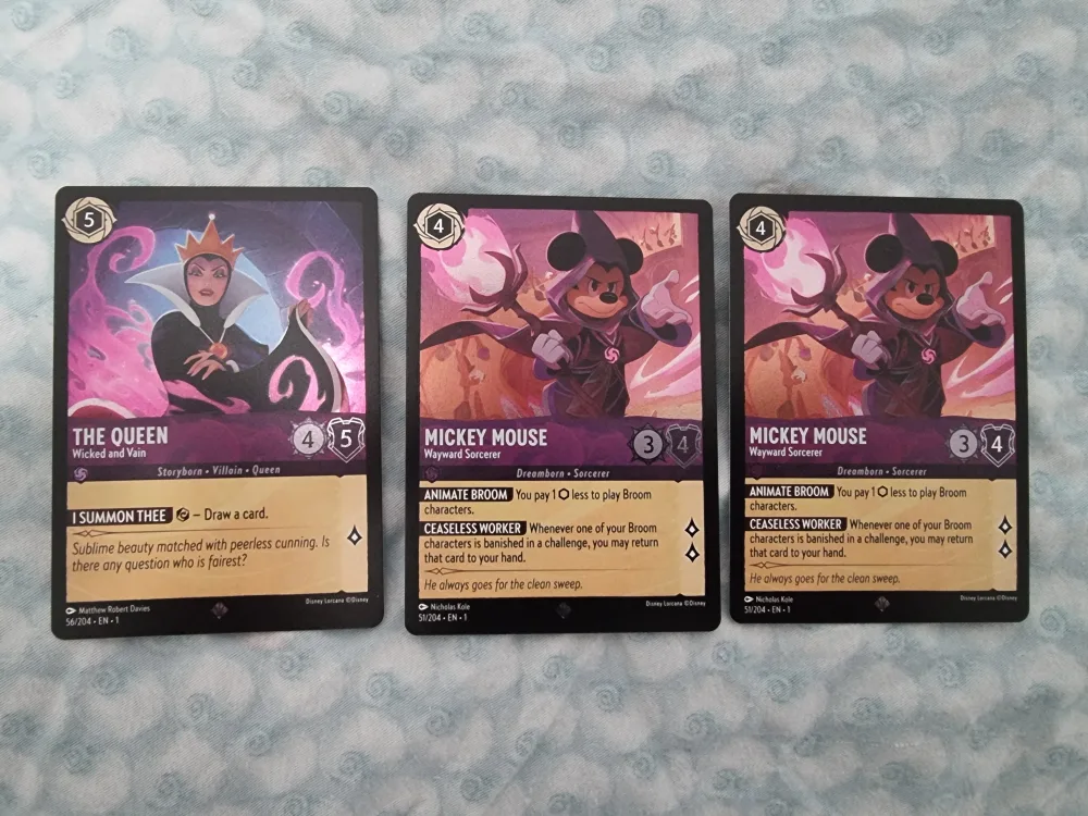 LORCANA RARE CARDS + BULK LOT ~800 Cards for $500 OBO image indicator(3)