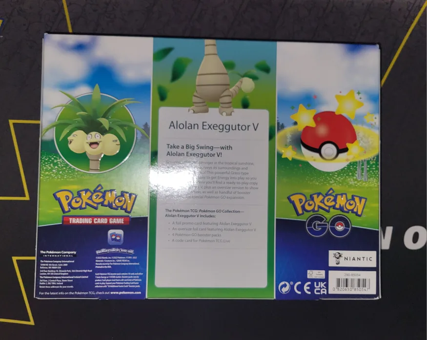 Sealed. Pokemon GO Alolan Exeggutor Box image indicator(2)