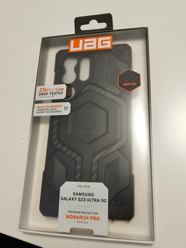 New - UAG Monarch Pro Carbon Case for Galaxy S23 Ultra thumbnail