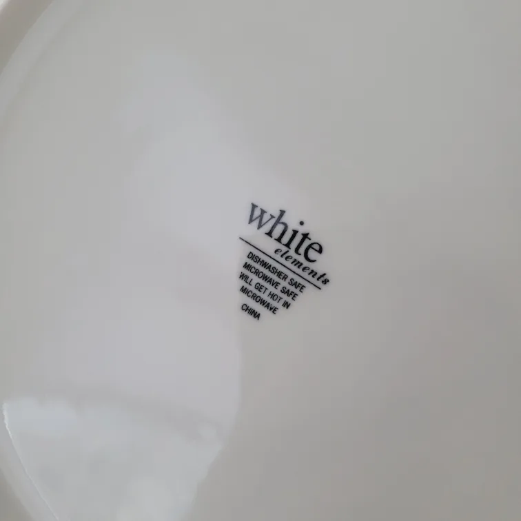 Set of 2 White Plates image indicator(5)