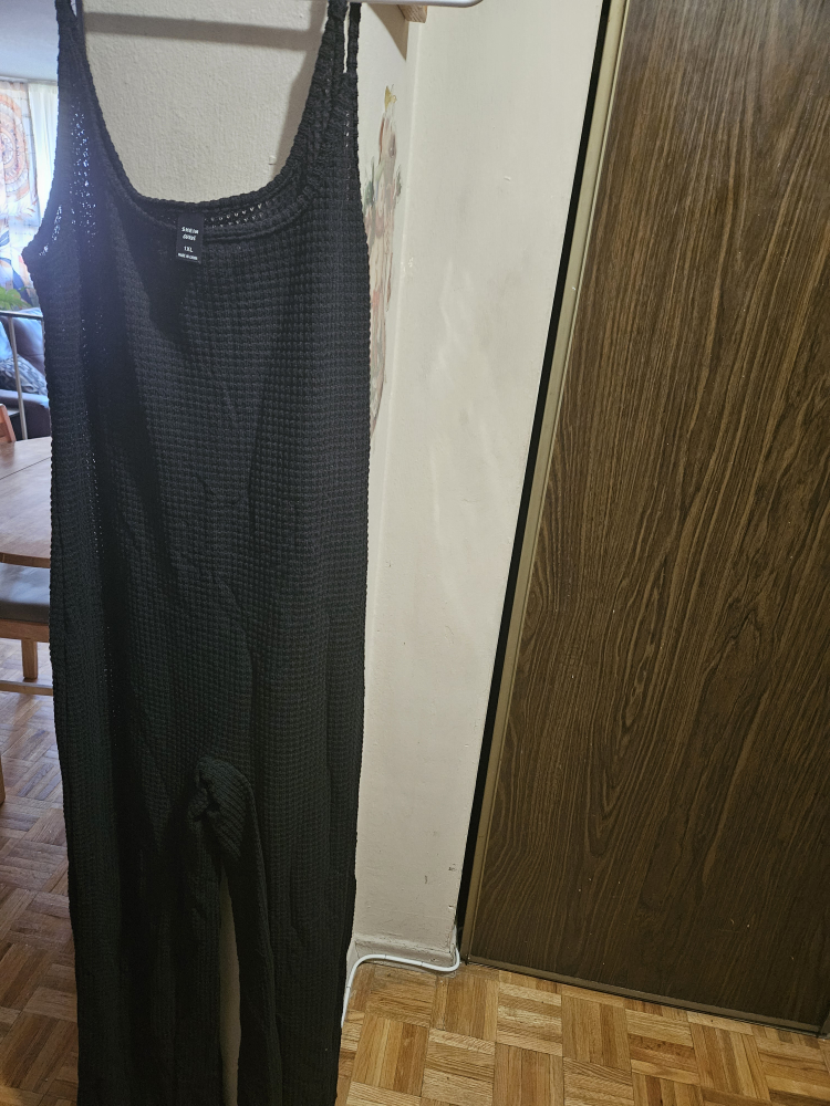 Shein Black Knit Jumpsuit - Size 1XL - photo 4