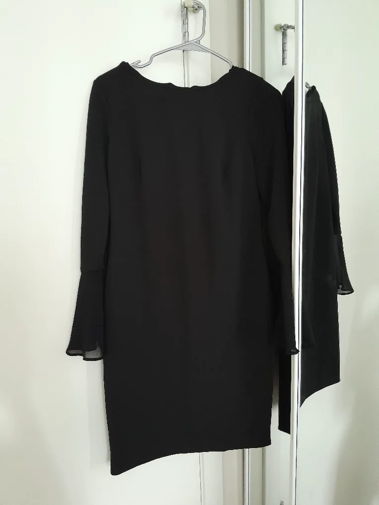 Calvin Klein Black Dress Size 12 image indicator(2)