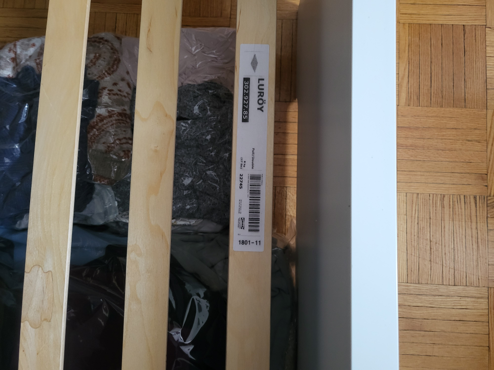 Bed Frame and Mattress - full/double - photo 3