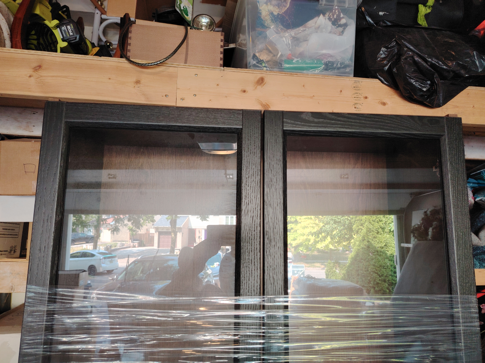 Black Display Cabinet - 31"x12"x79" - photo 2