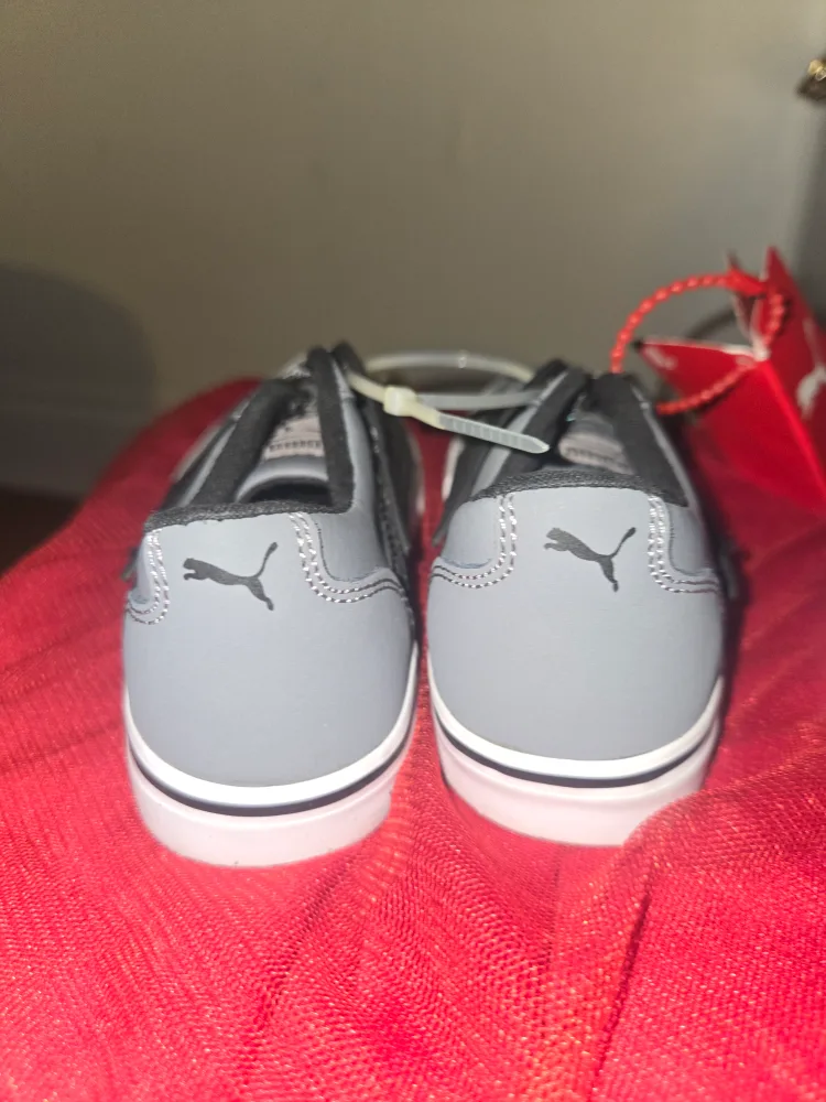 Puma Kinder-Fit Gray/Black Baby Shoes - New thumbnail