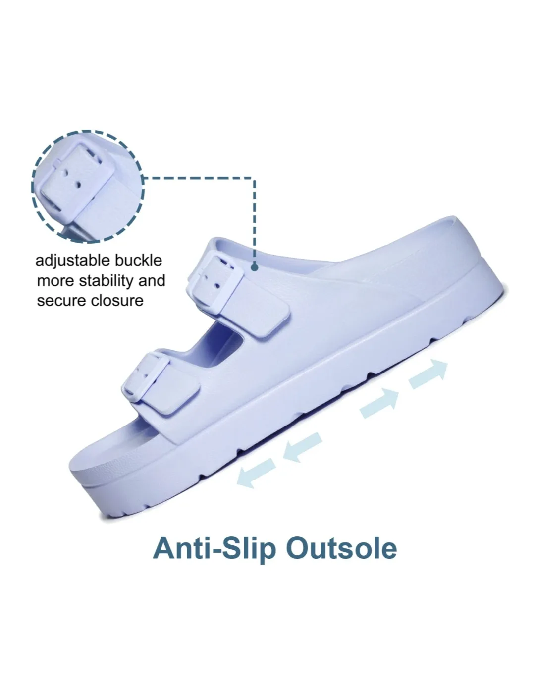 Brand New Purple Sandals Size 6 image indicator(4)