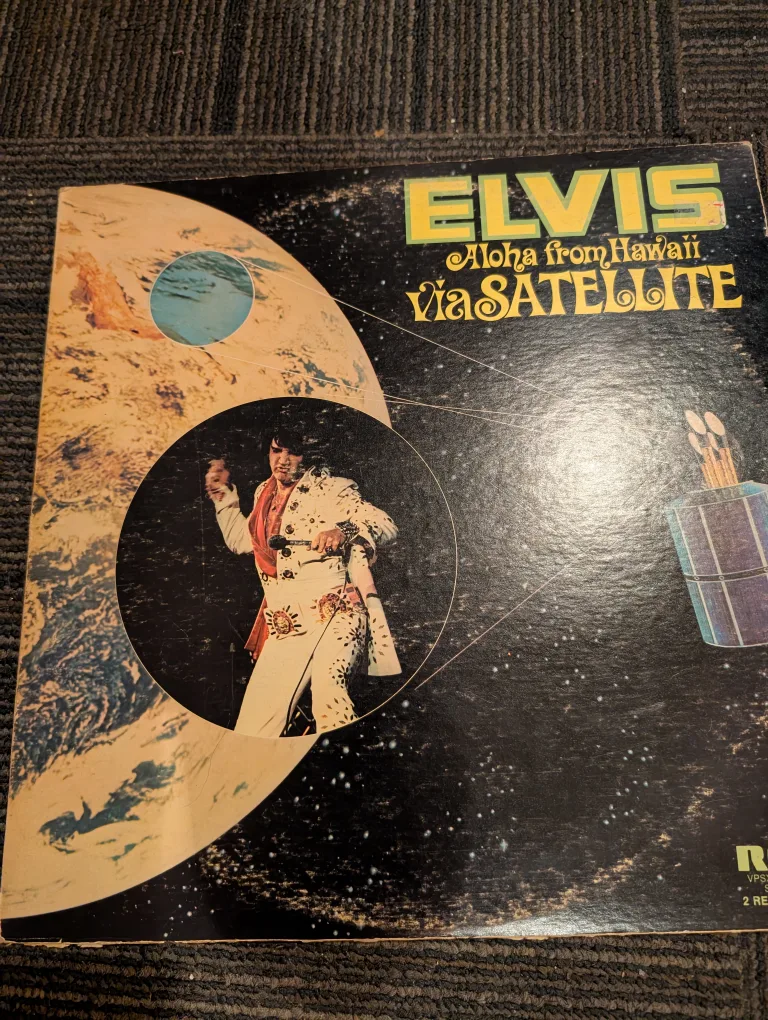 Elvis Aloha from Hawaii Via Satellite Vinyl Record thumbnail