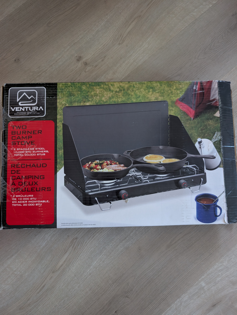Ventura Two Burner Camp Stove - New in Box