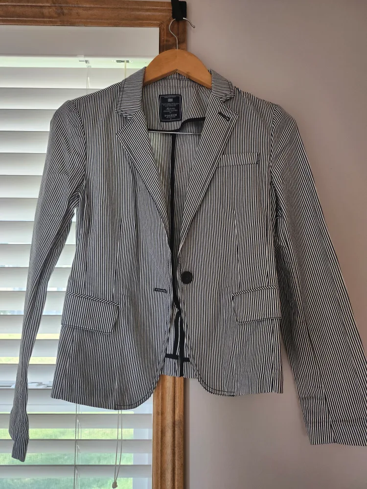 Polham Striped Blazer Size 50 thumbnail