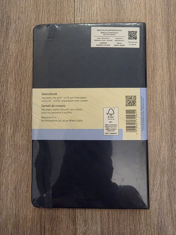 Moleskine Art Collection Sketchbook, sapphire blue - New image indicator(2)