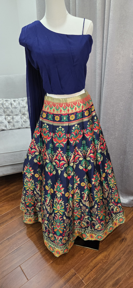 Floral Lehenga Choli Set - Indian Outfit - photo 4
