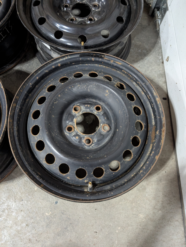 (4)-16 Inch Steel Rims 5x114.3 - photo 2
