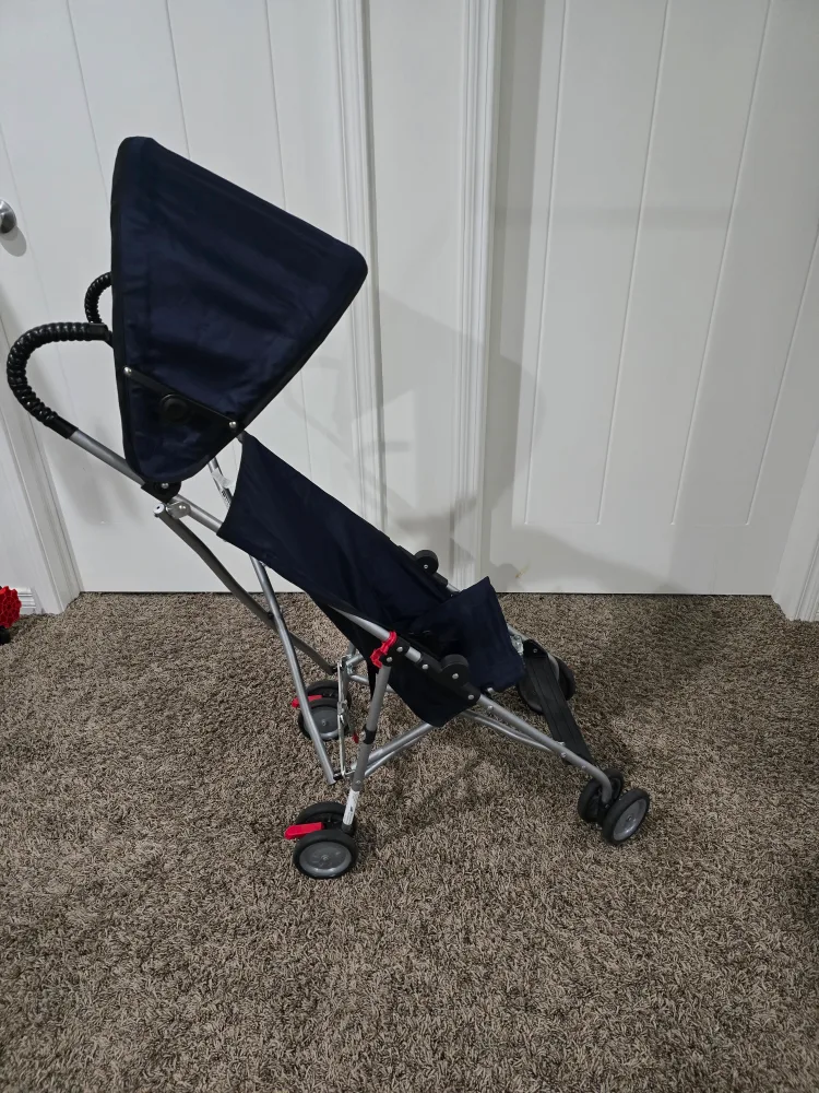 Navy Blue Umbrella Stroller image indicator(4)