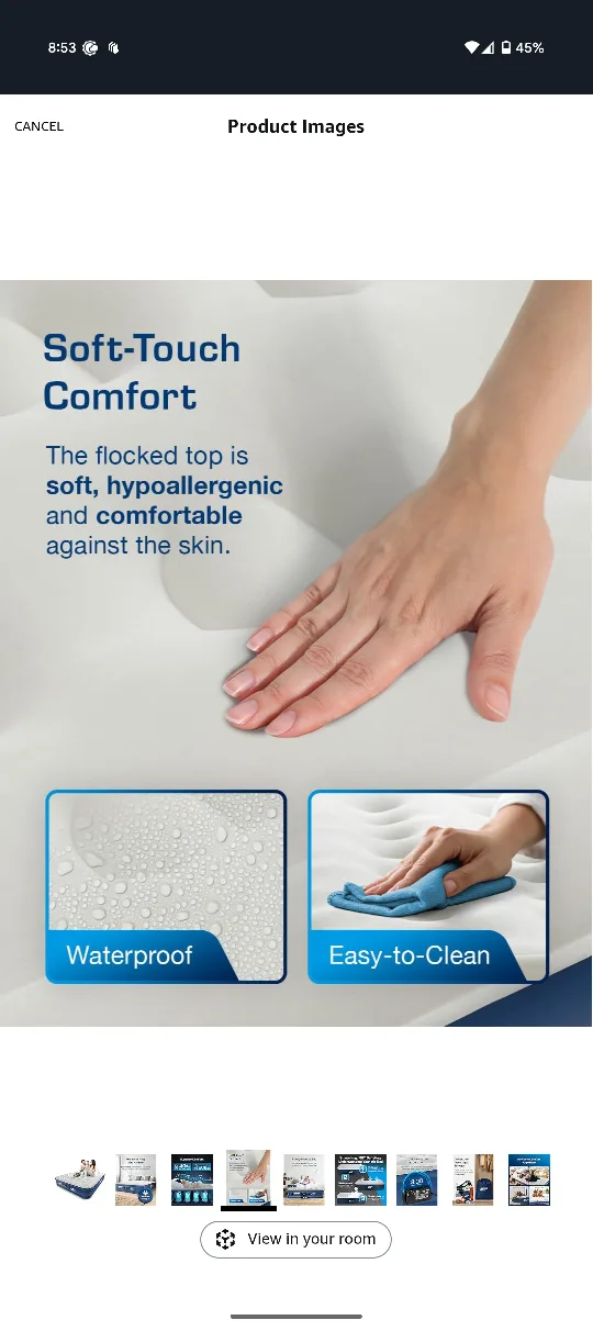 Active Era Queen Size Air Mattress image indicator(3)