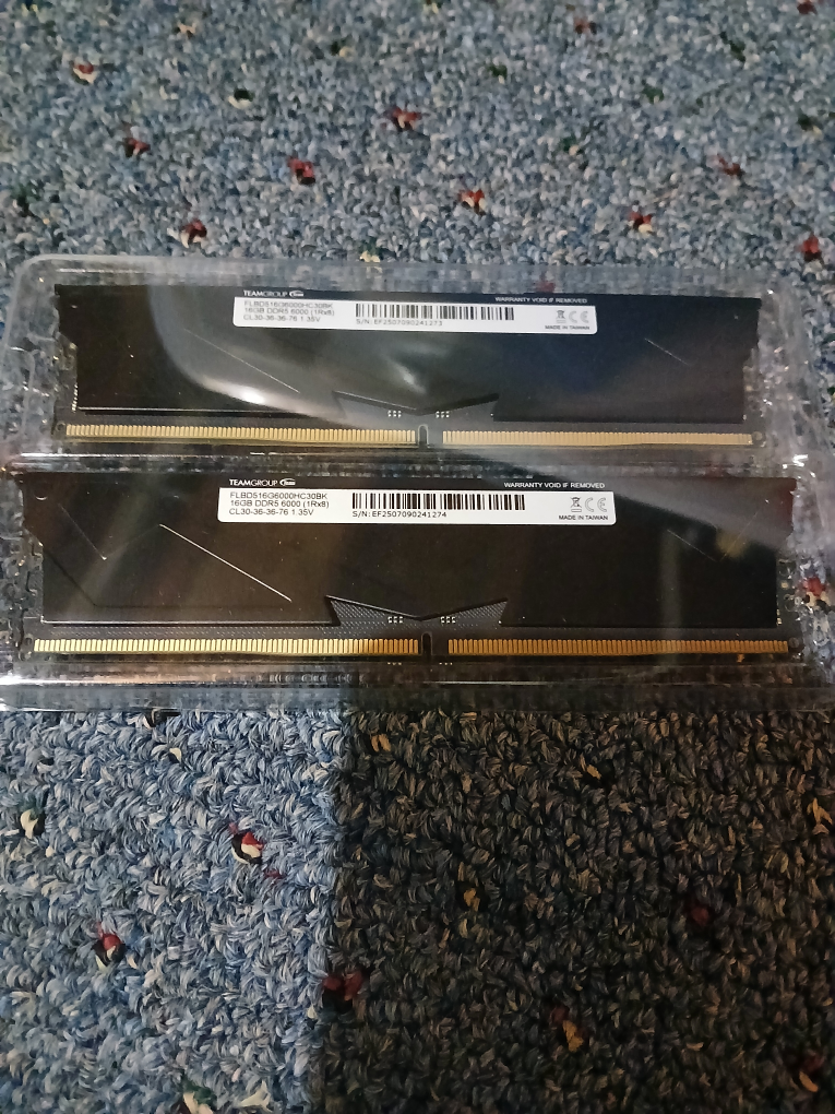 New T-Force Vulcan DDR5 32GB (2x16GB) 6000MHz - photo 3