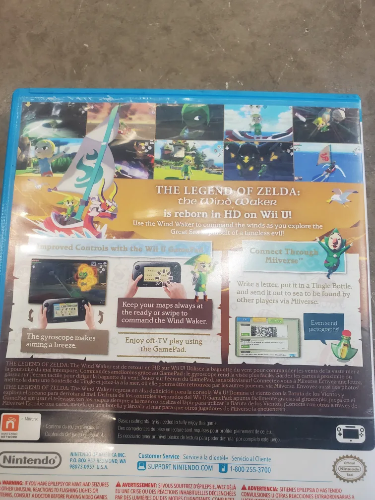 Legend of Zelda: Wind Waker HD - Wii U Game image indicator(2)