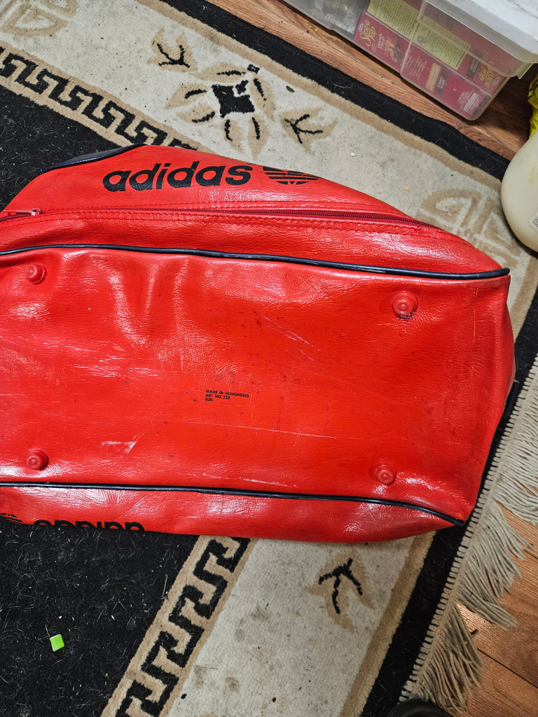Vintage Adidas Gym Bag - Red & Navy - photo 5