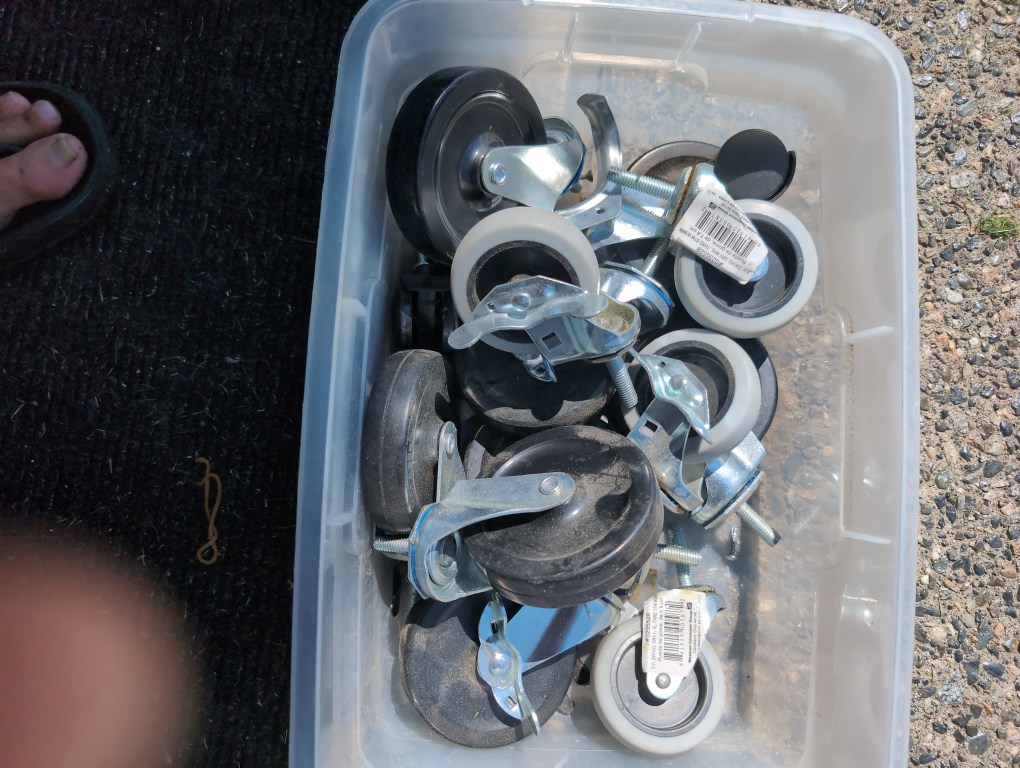 Mixed Casters - Black & White