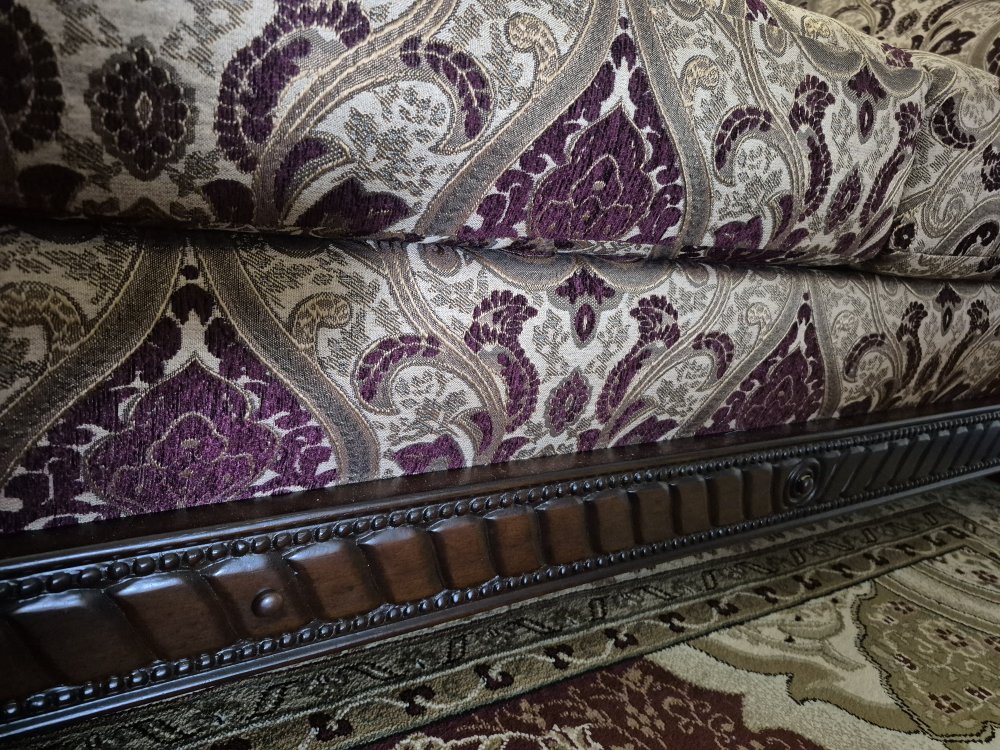 Patterned Loveseat and Sofa - photo 4