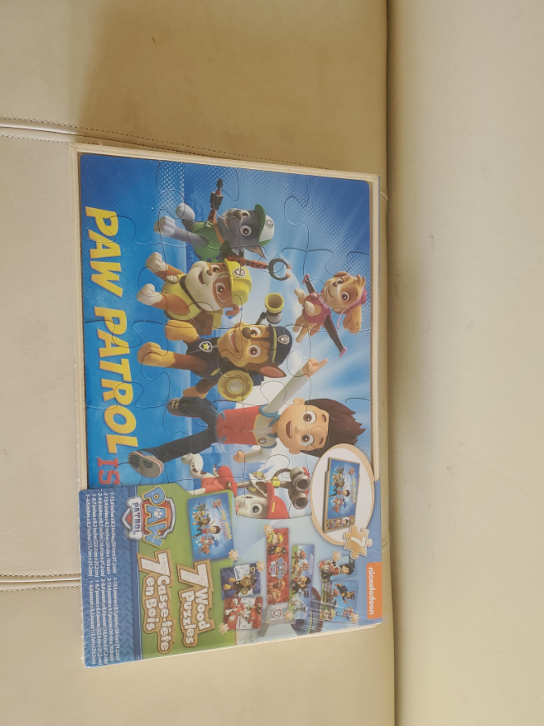 Paw Patrol 7 Wood Puzzles
