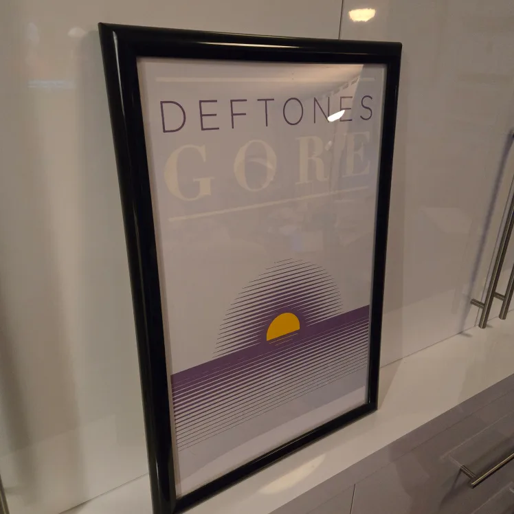 Deftones Gore Serigraph. 12×18". metal music. poster art thumbnail