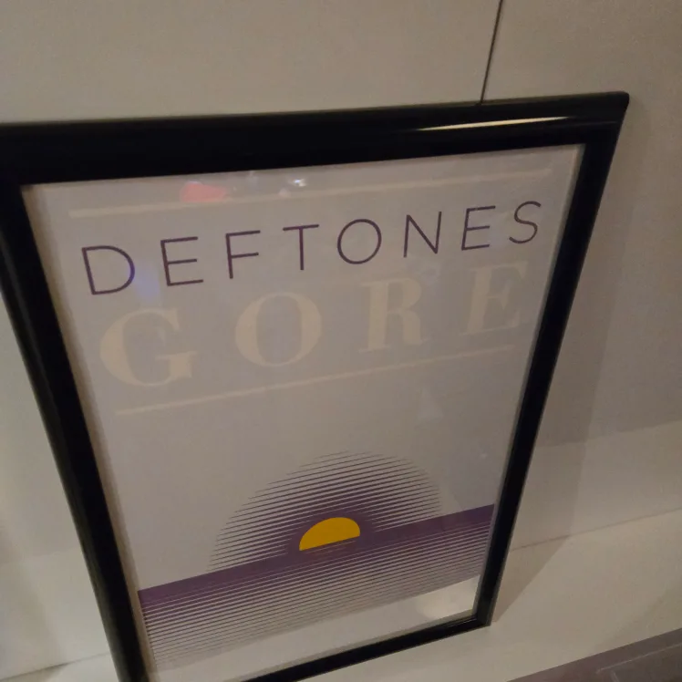 Deftones Gore Serigraph. 12×18". metal music. poster art image indicator(2)