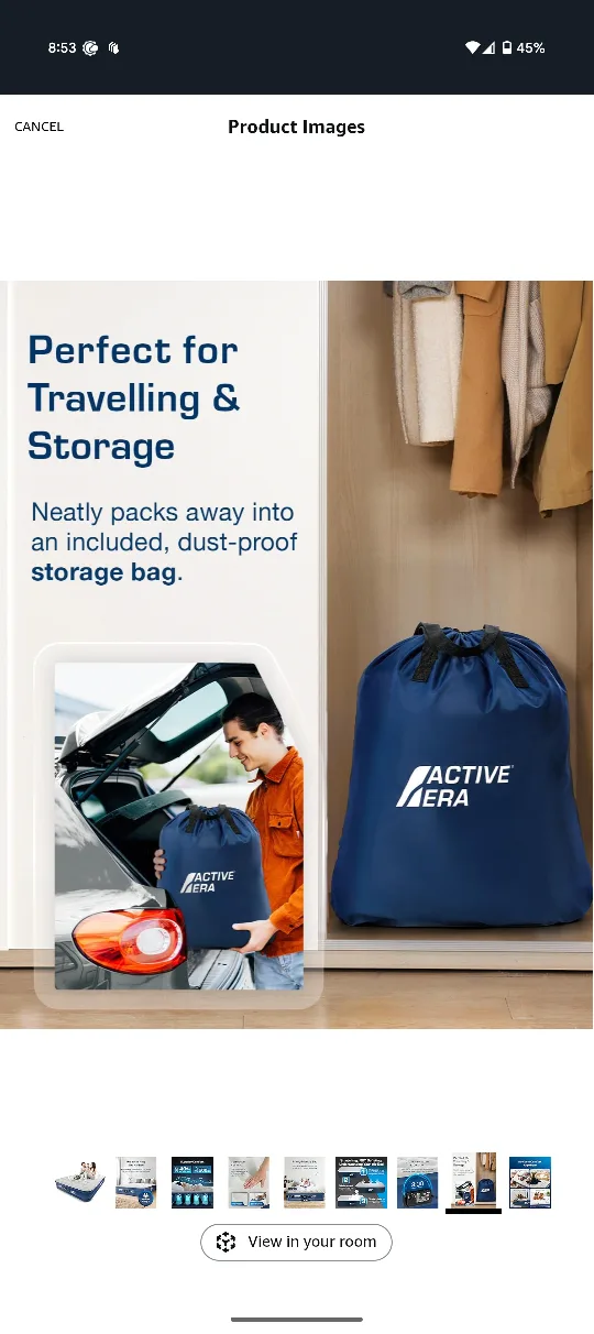 Active Era Queen Size Air Mattress image indicator(6)