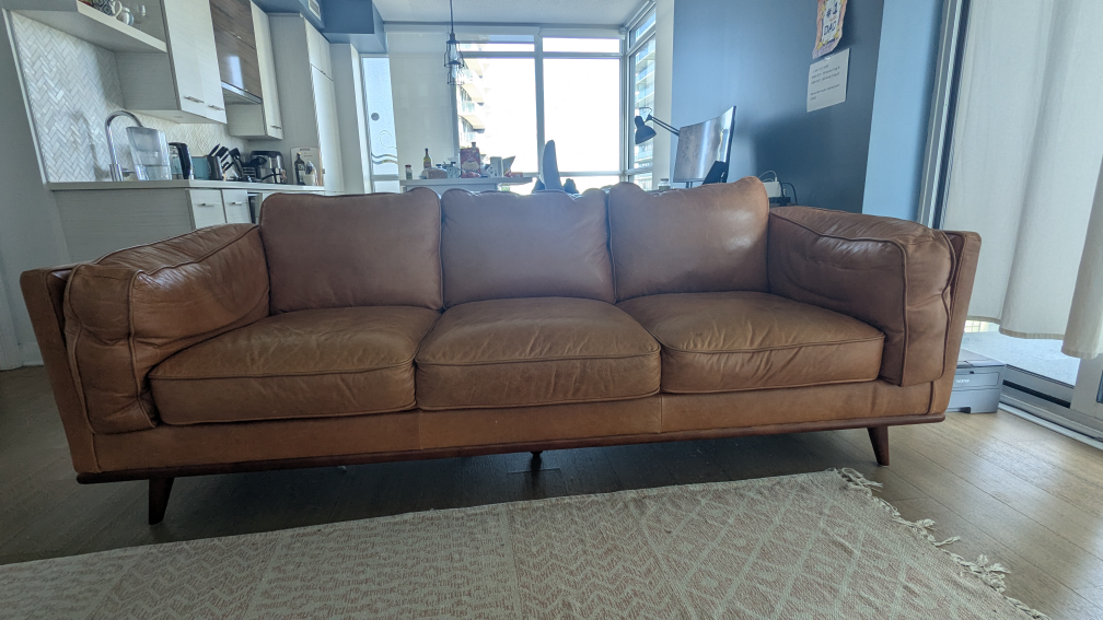 Leather Sofa from Structube, $2500 value