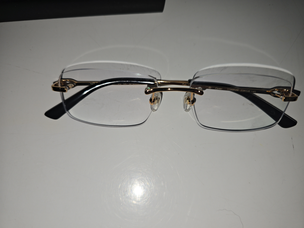 Cartier Titanium 23KGB 145 Rimless Glasses - photo 2