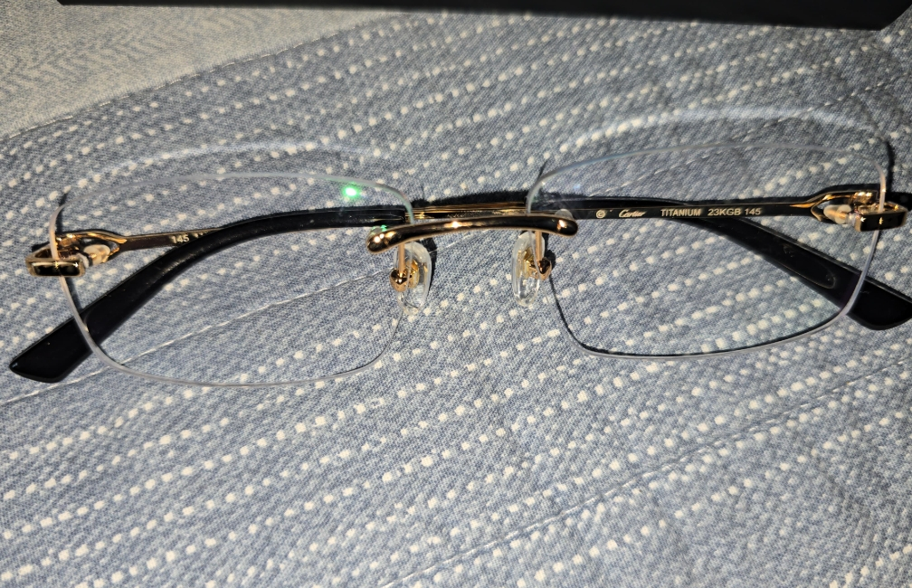 Cartier Titanium 23KGB 145 Rimless Glasses - photo 4