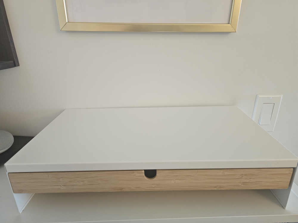 IKEA Elloven Monitor Stand with Drawer