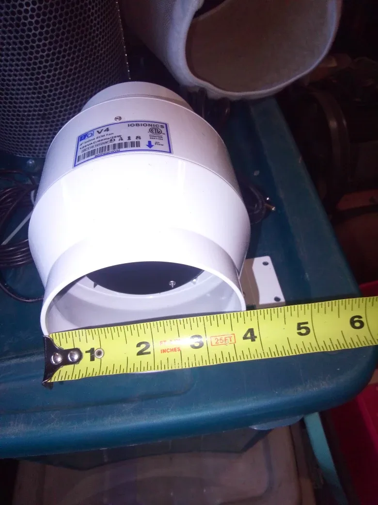 IOBIONICS IO V4 4" Inline ECM Fan thumbnail