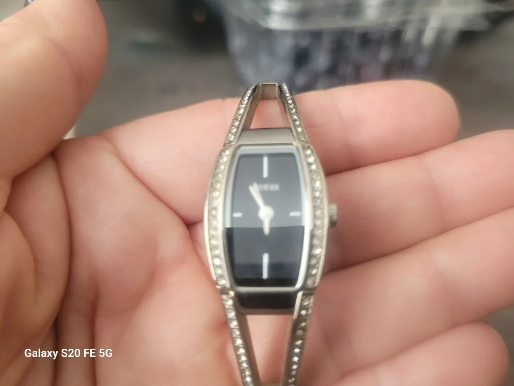 Guess Ladies' Silver Watch. thumbnail