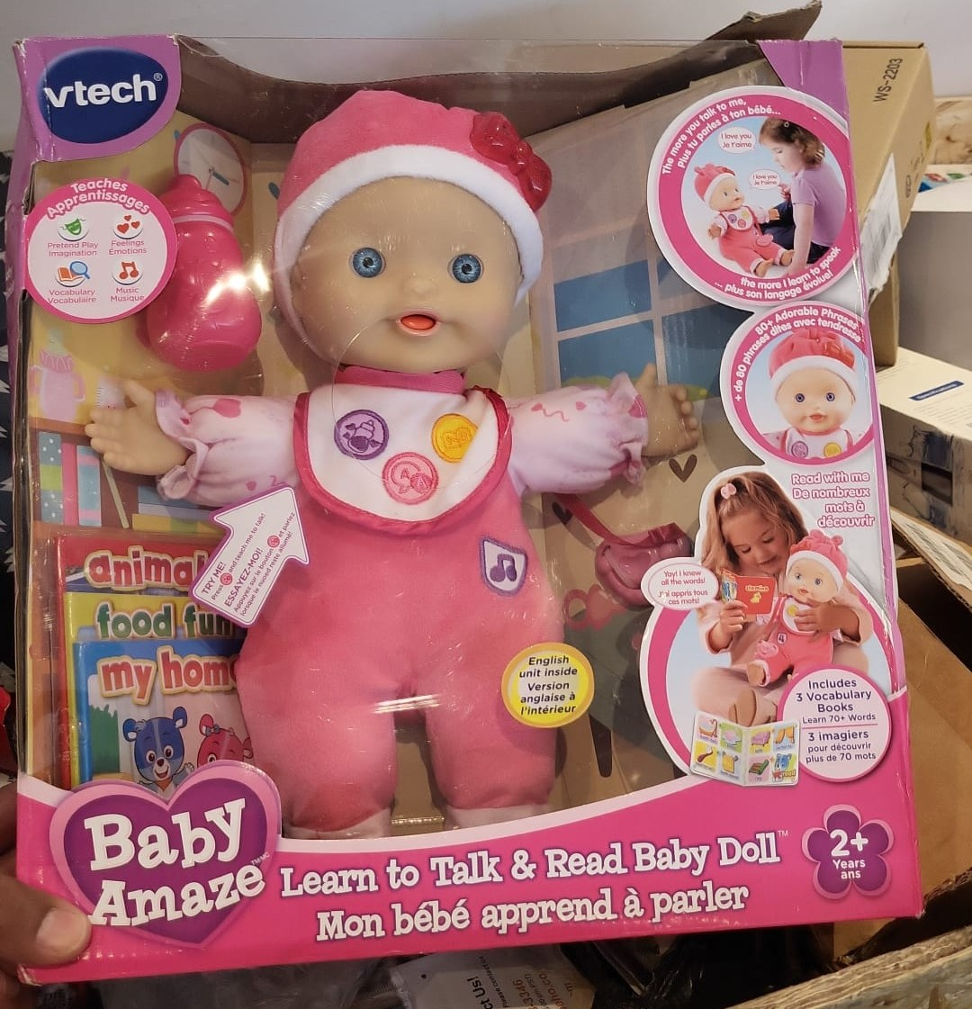VTech Baby Amaze Learn to Talk & Read Baby Doll