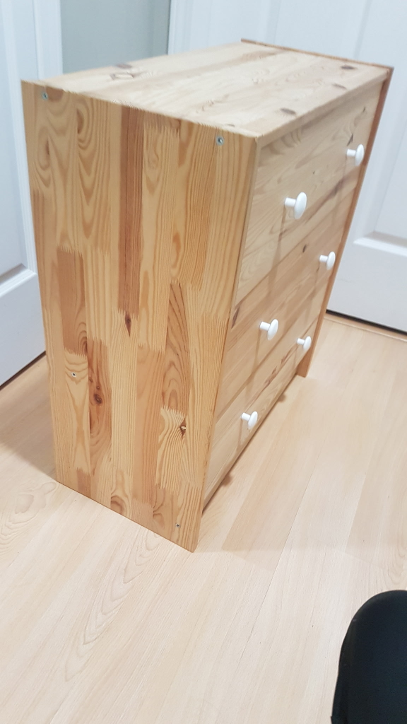 Wooden 3-Drawer Dresser - photo 3