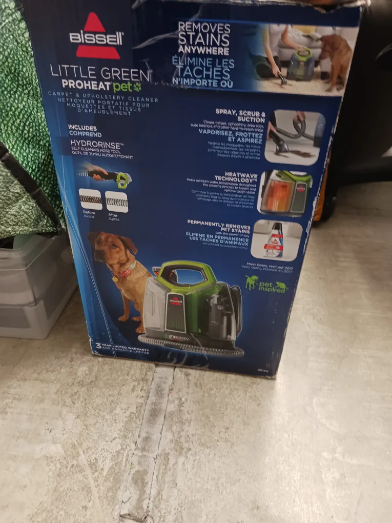Bissell Little Green Proheat Pet Carpet Cleaner thumbnail
