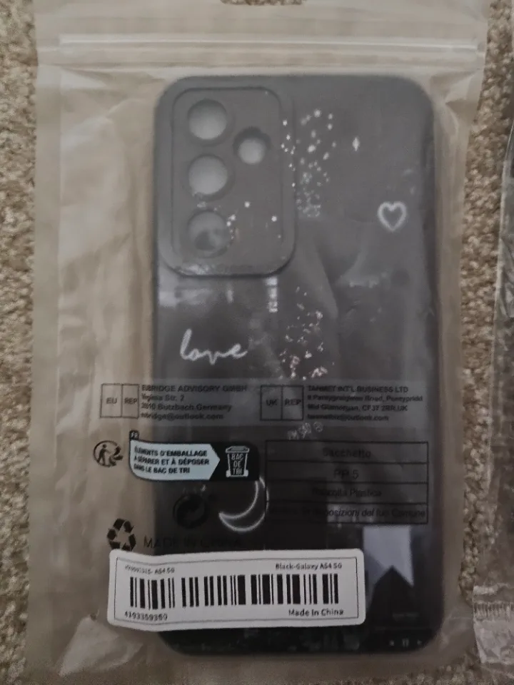 New Black Galaxy A54 5G Phone Case image indicator(4)