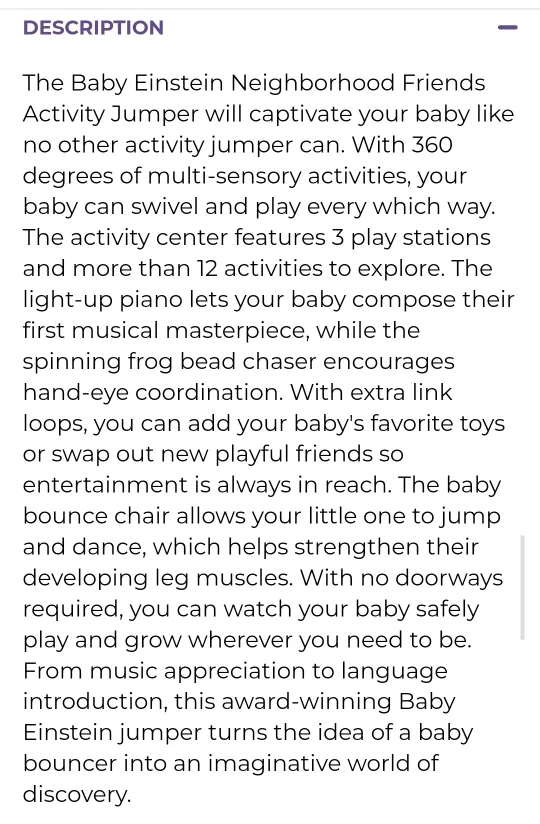 Baby Einstein Activity Jumper-Special Edition NeighborhoodFriend image indicator(8)