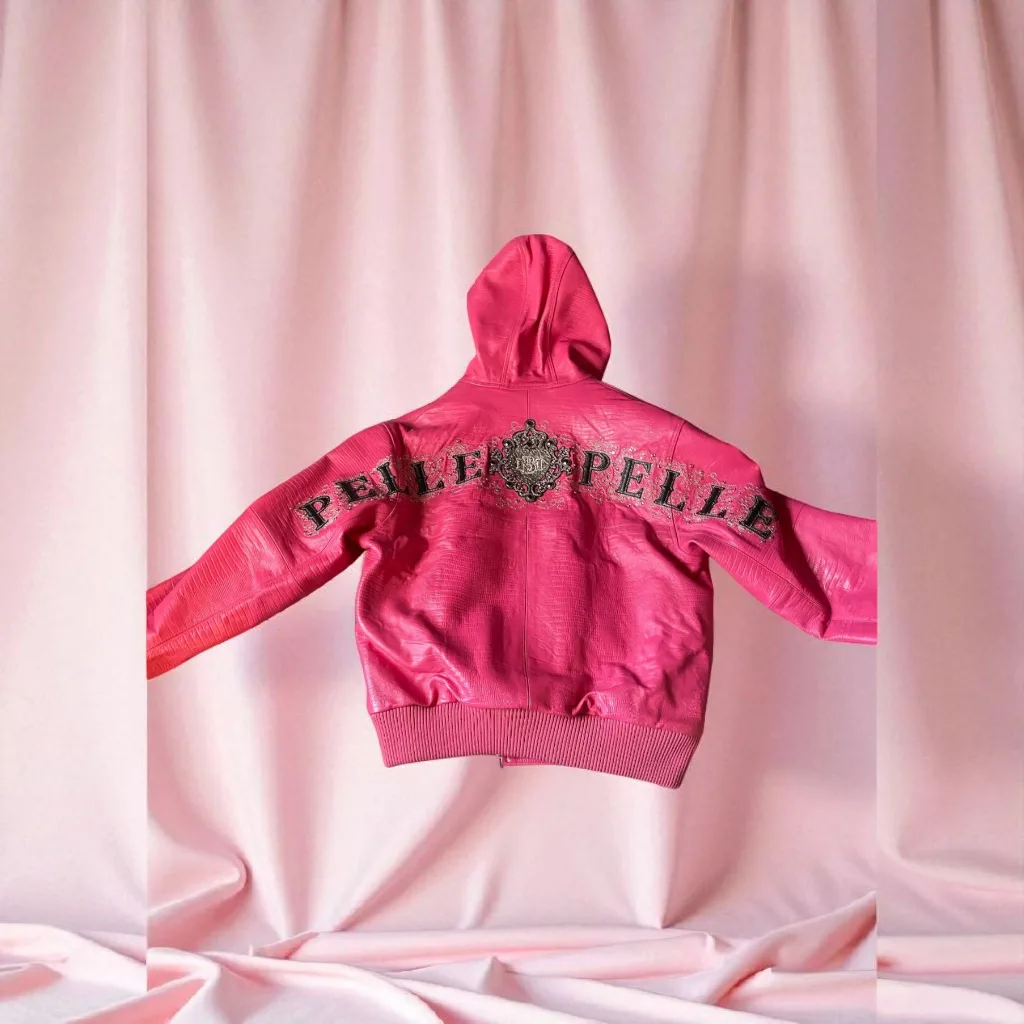 Pelle Pelle Pink Leather Jacket thumbnail