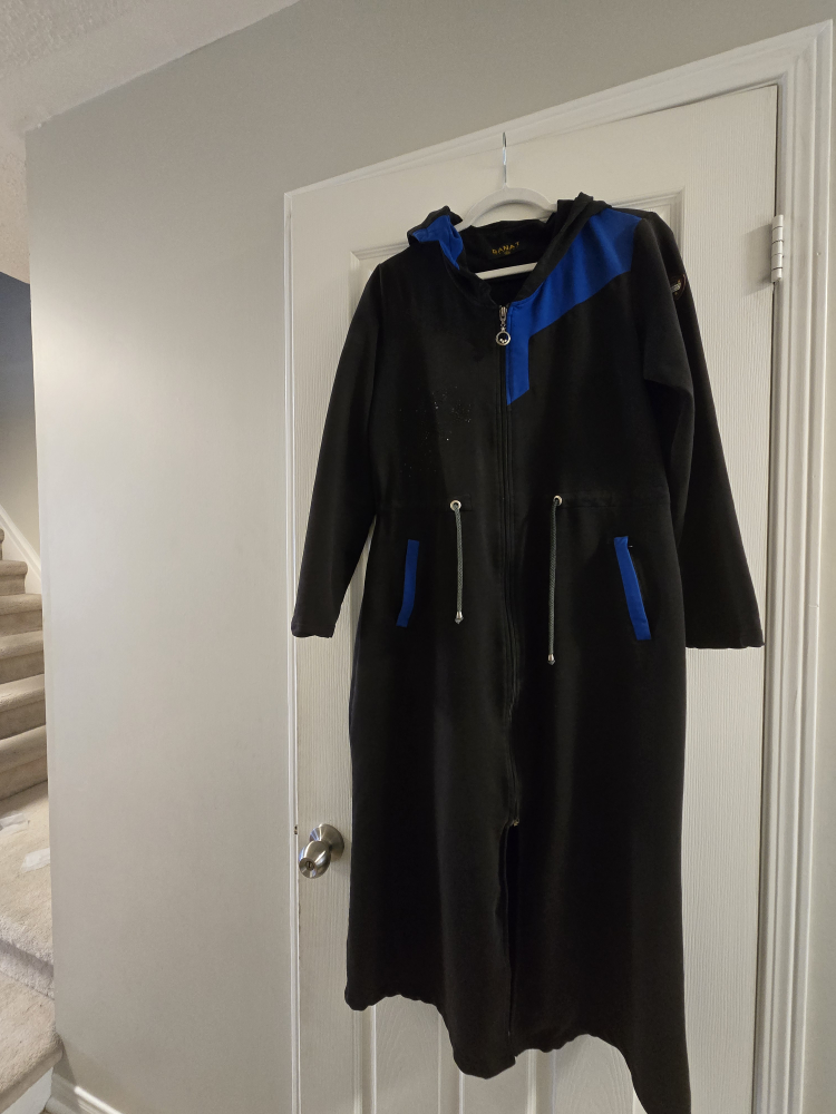 abaya Ladies' Black and blue - Size Medium - photo 2