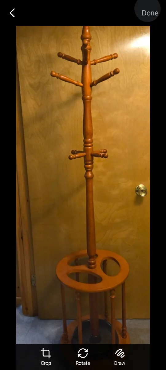 Wooden Coat and Hat Stand thumbnail