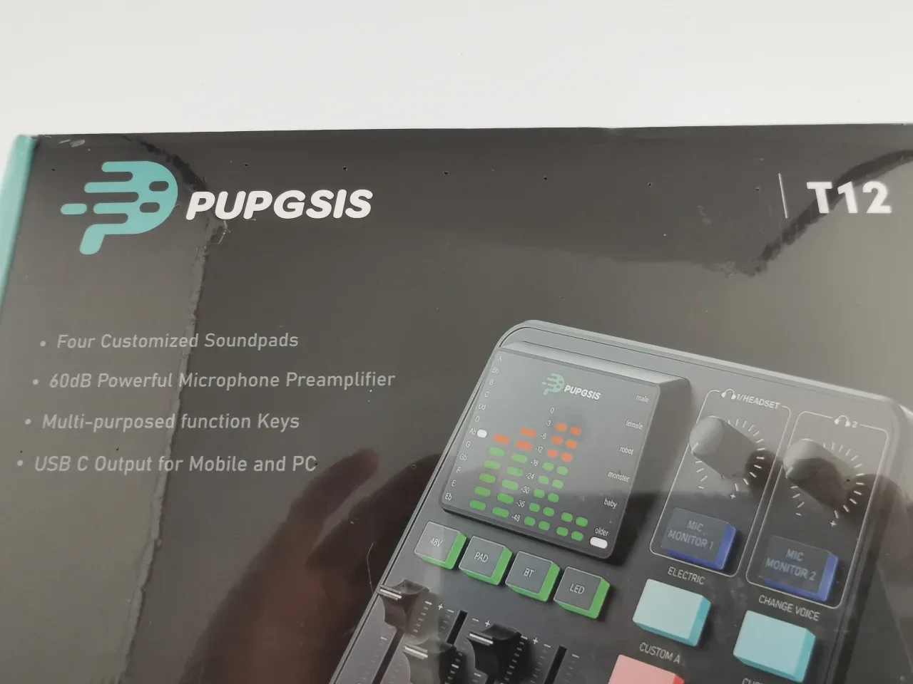 PUPGSIS T12 Gaming Audio Mixer image indicator(5)