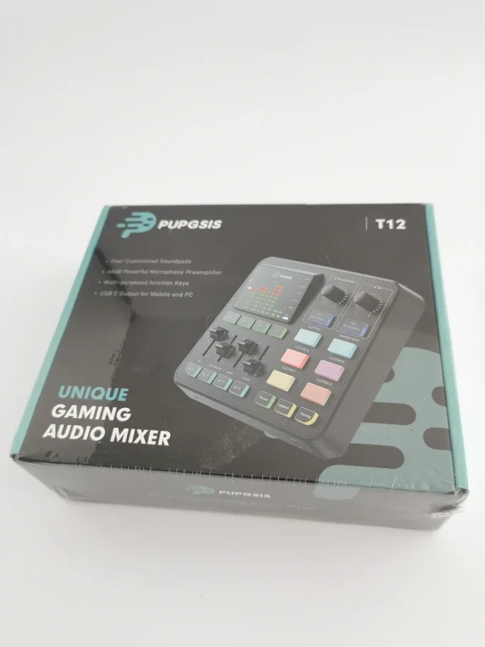 PUPGSIS T12 Gaming Audio Mixer image indicator(7)