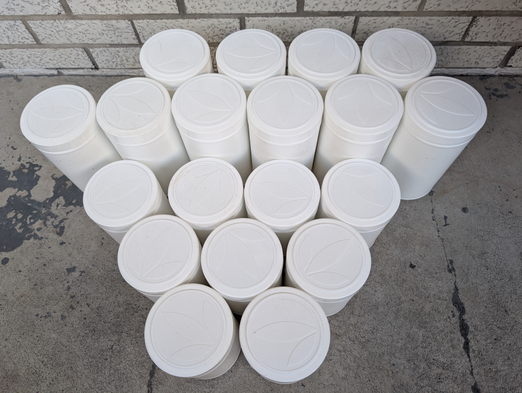 Protein Shake Mix Canisters