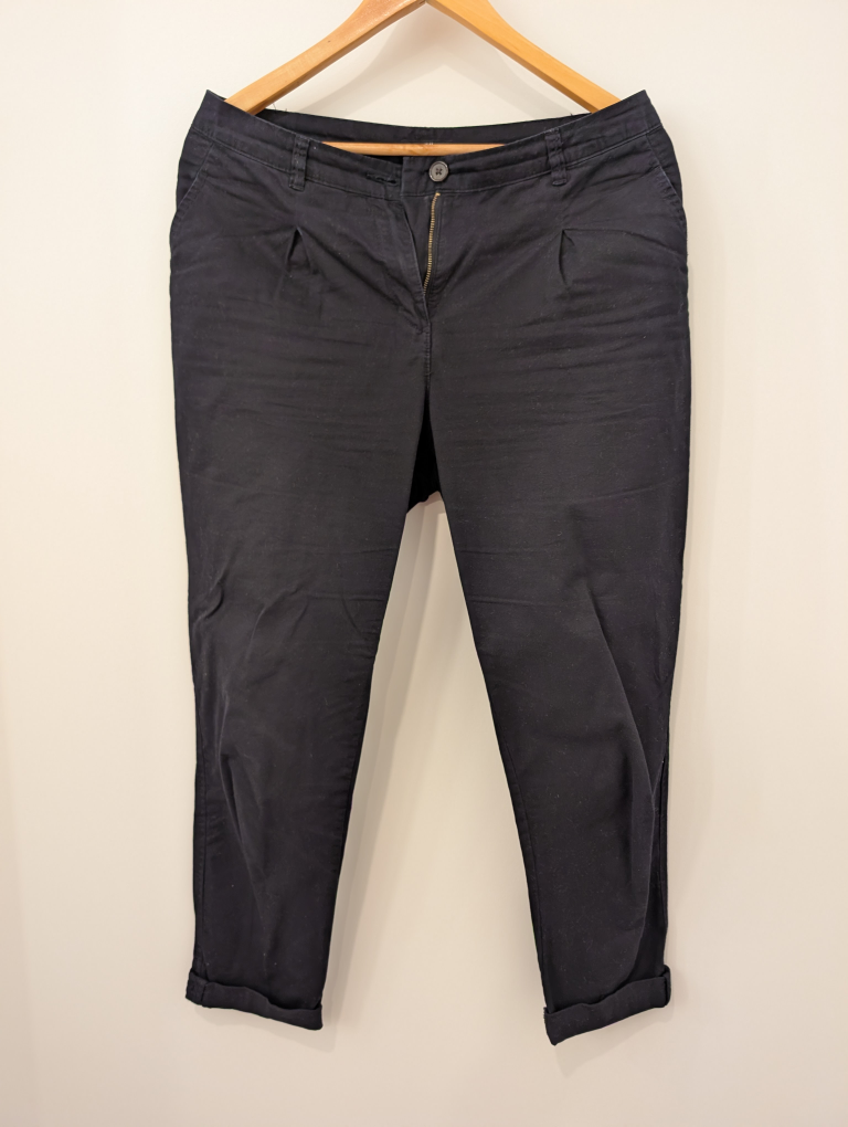 H&M Black Trousers - Size 6
