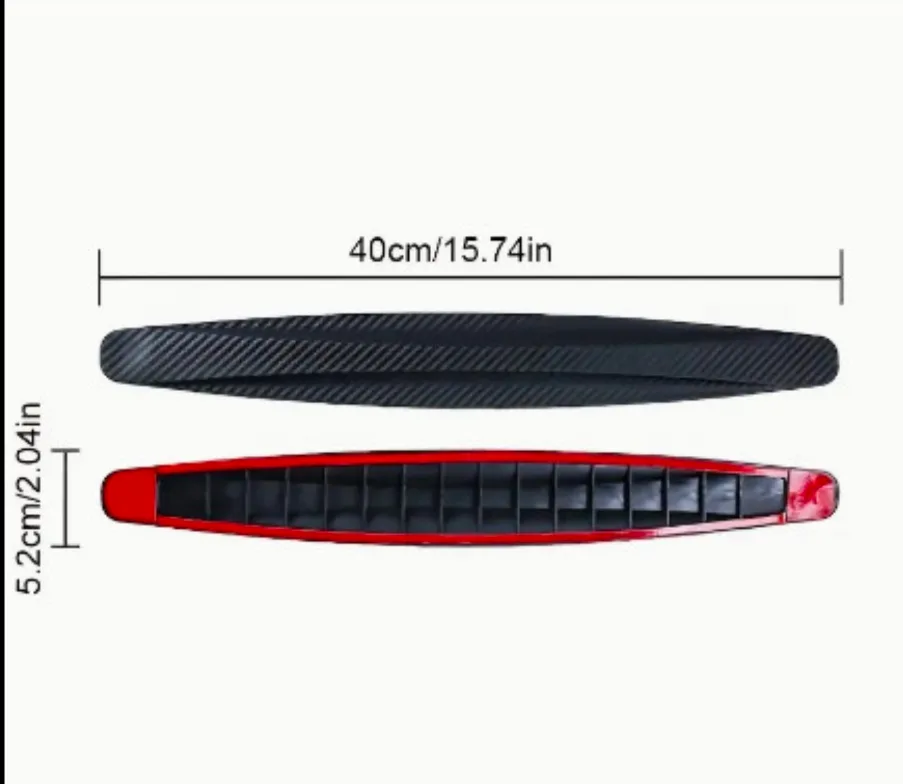 2pcs Anti-Scratch Bumpers & Collision Strips - (White) image indicator(3)