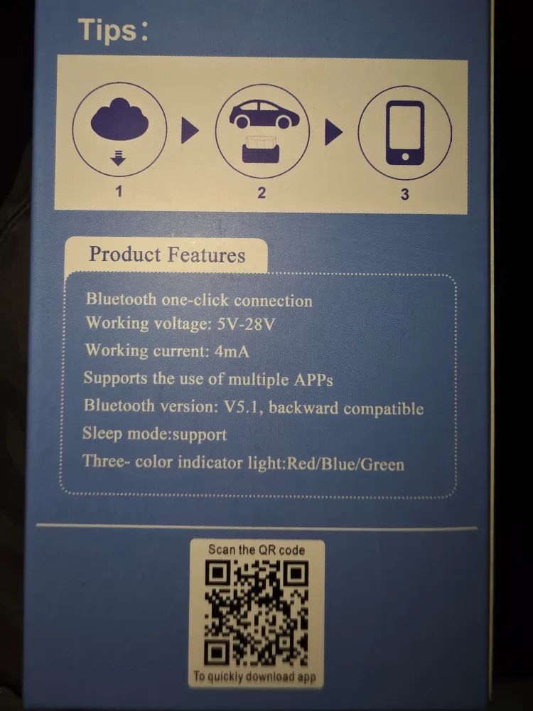 AMTIFO OBDII Car Diagnostic Tool - New in Box image indicator(2)