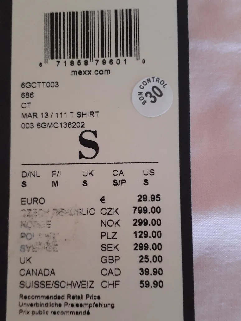 Mexx Metropolitan Top - Size S image indicator(4)