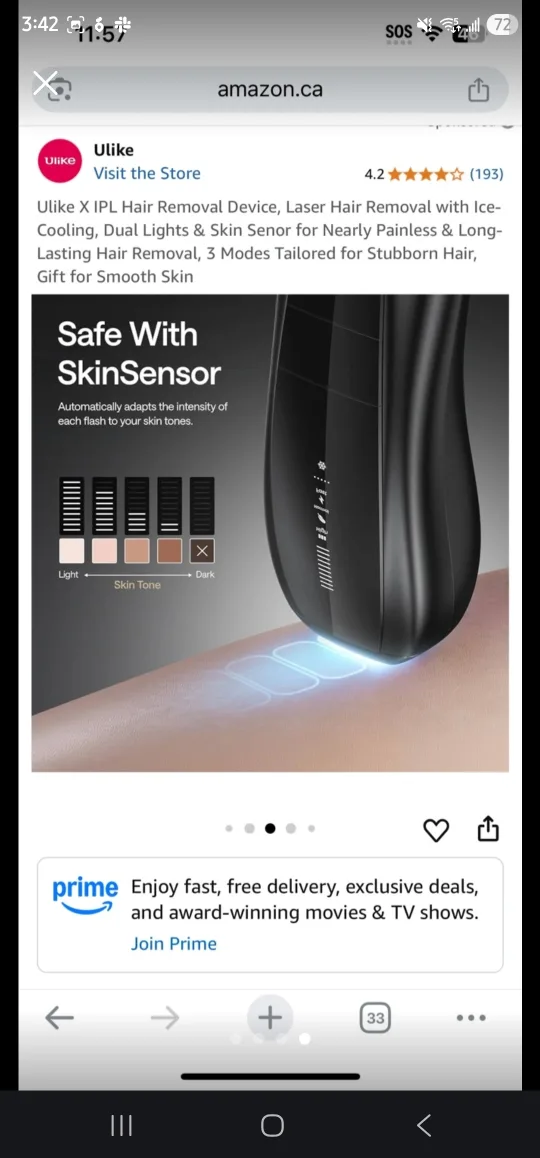 Ulike Hair removal device *sealed* unopened image indicator(3)