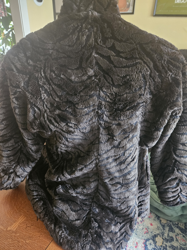 Vintage Brown Faux Fur Coat - photo 4